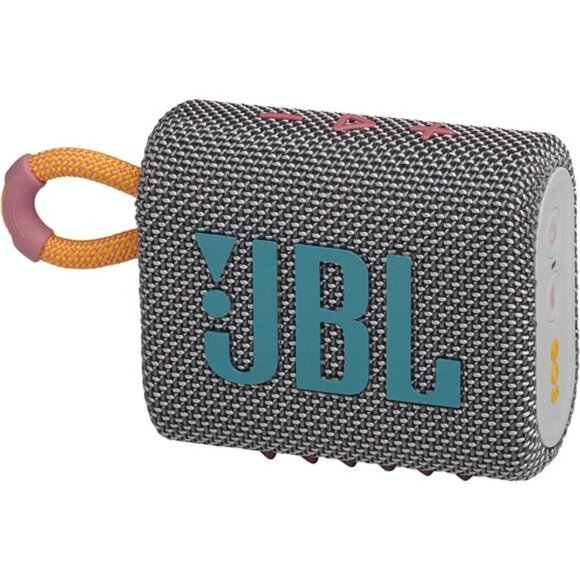 JBL Go 3 Bluetooth Speaker Waterproof Wireless Portable Mini Speaker Grey - Picture 1 of 7